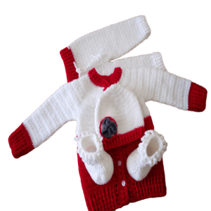 fashionable/stylish unisex 4 pieces crochet set