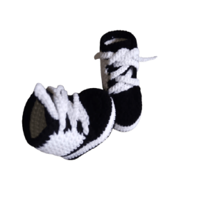Crochet unisex baby booties/ Adorable handmade converse baby booties