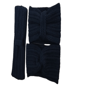 Crochet headbands/ ear warmers|| Ladies/girls ear warmers-black color
